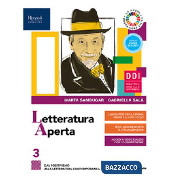 LETTERAT. APERTA 3 VOL + FASC + CONT. ESSENZ. + AL