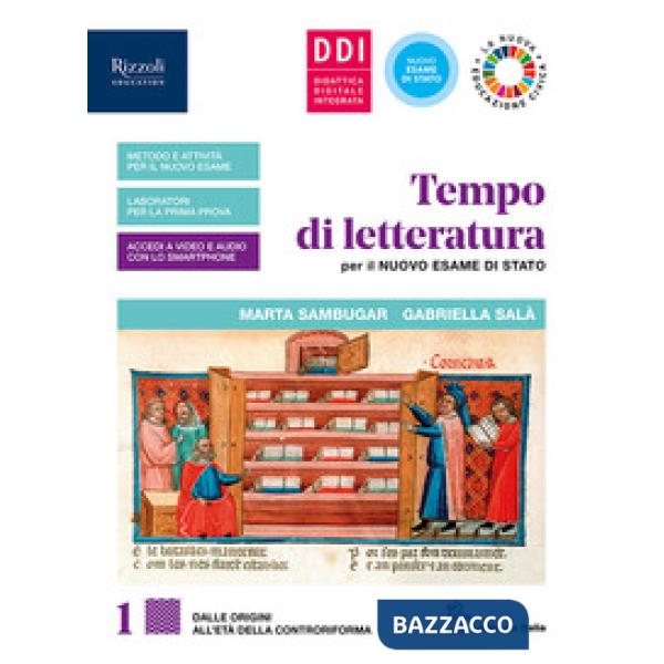 TEMPO DI LETTERATURA PER IL NUOVO ESAME DI STATO VOL. 1 + LAB. + TESTI