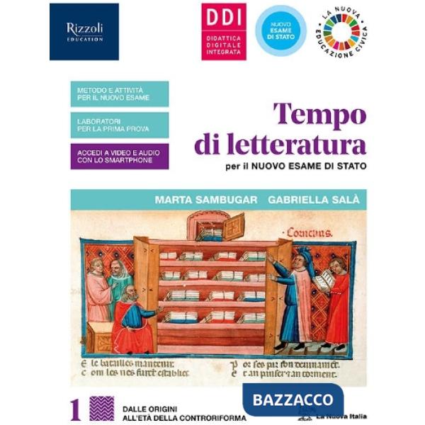 TEMPO DI LETTERATURA PER IL NUOVO ESAME DI STATO VOL. 1 + LAB + TESTI