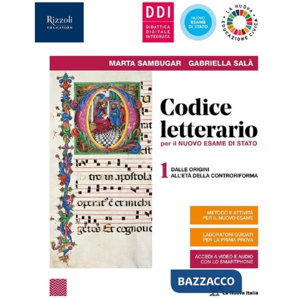 CODICE LETTERARIO 2020 - LIBRO MISTO CON LIBRO DIGITALE