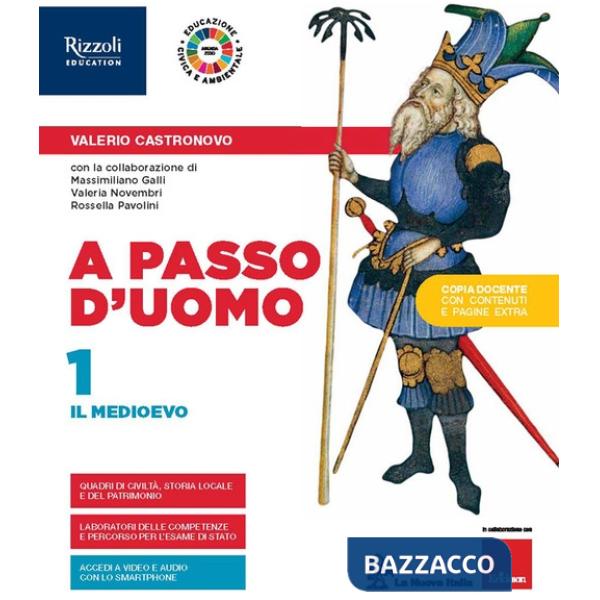 A PASSO UOMO 1 VOL + ATL + ED. CIV SET