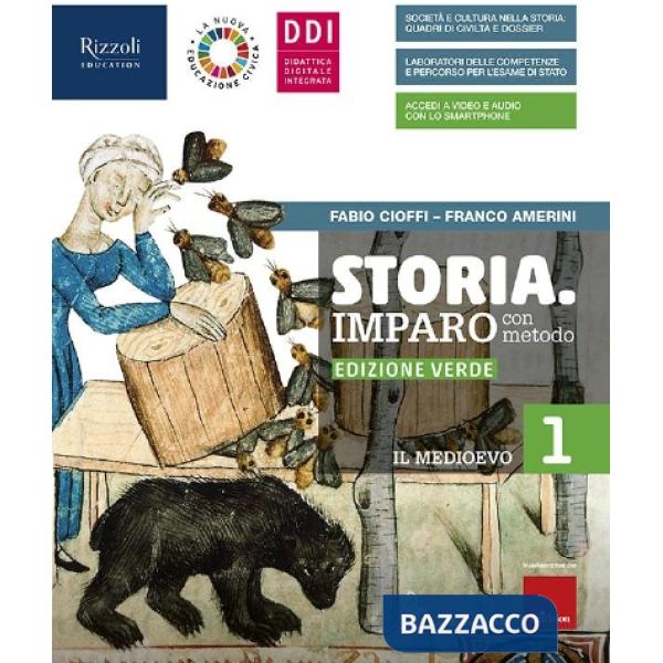 STORIA. IMPARO CON METODO VOL. 1 + CLIL + ATL. STORICO + LA NUOVA ED.C