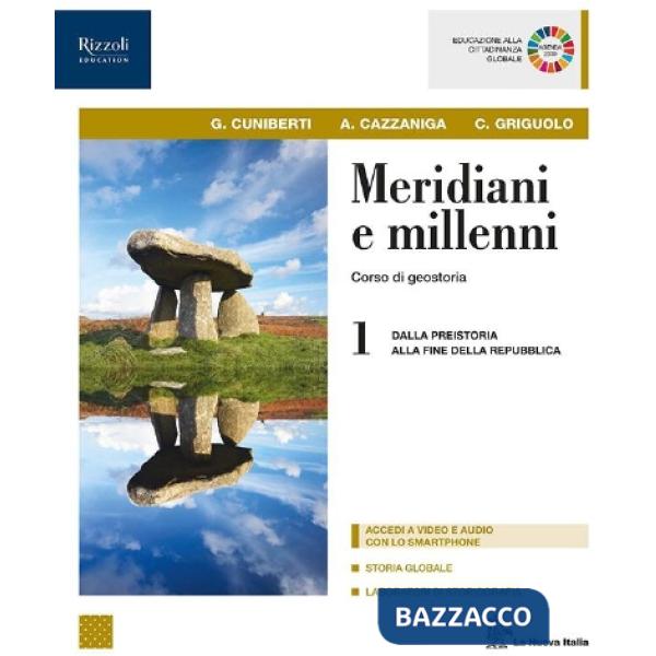 MERIDIANI E MILLENNI 1 + STORIA PER MAPPE + ATLANT
