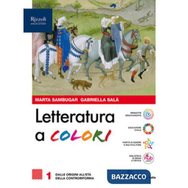 LETTERATURA A COLORI VOL. 1 + LABOATORIO + CONTENUTI DI BASE + DIVINA