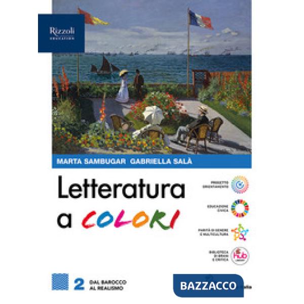 LETTERATURA A COLORI VOL. 2 + CONTENUTI DI BASE