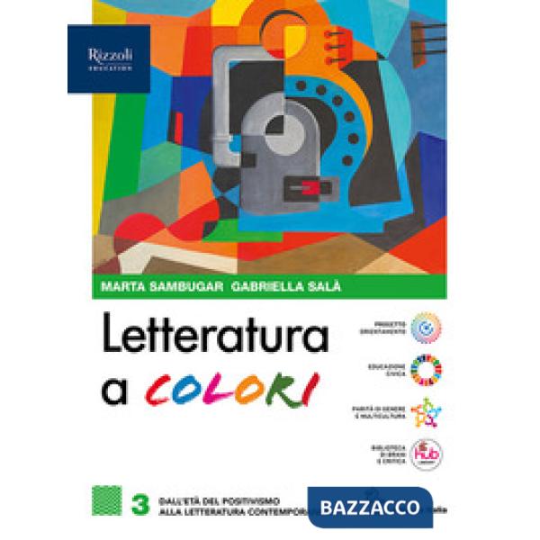 LETTERATURA A COLORI VOL. 3 + CONTENUTI DI BASE