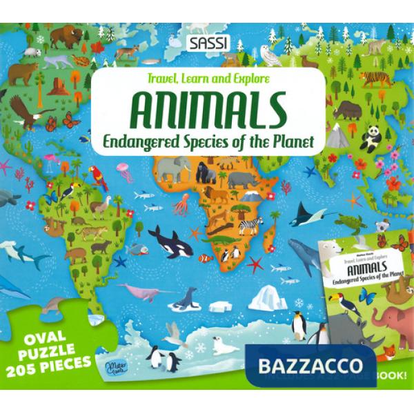 Animals of the world. Endangered species. Ediz. a colori. Con puzzle