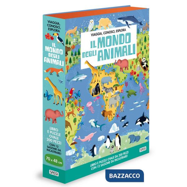 Mondo degli animali. Viaggia, conosci, esplora. Ediz. a colori. Con puzzle (Il)