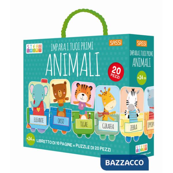 Impara i tuoi primi animali. Ediz. a colori. Con 20 puzzle pezzi giganti