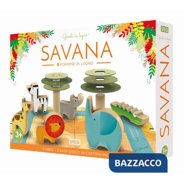 Savana. Giochi in legno. Ediz. a colori. Con Giocattolo