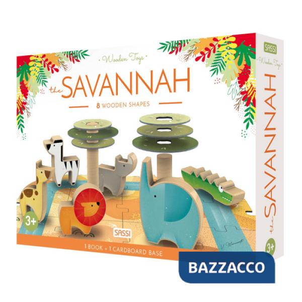 Savannah. Wooden toys. Ediz. a colori. Con Giocattolo (The)