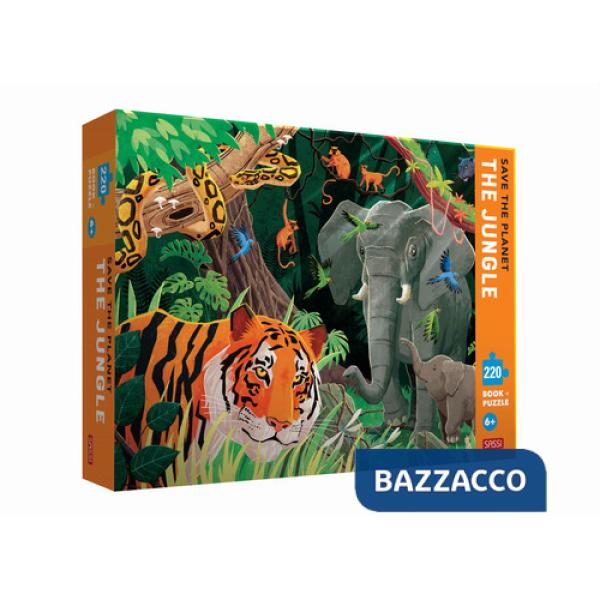 Save the planet. The jungle. 220 piece puzzle. Con puzzle