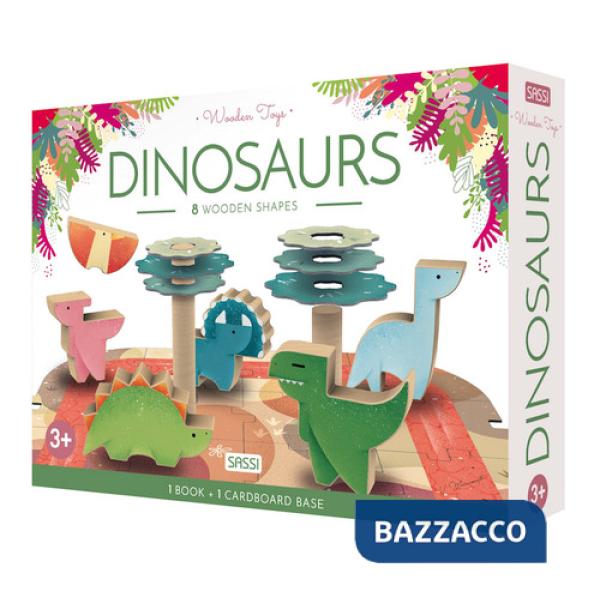 Dinosaurs. Wooden toys. Ediz. a colori. Con Giocattolo