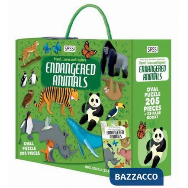 Animals of the world. Endangered species. Ediz. a colori. Con puzzle
