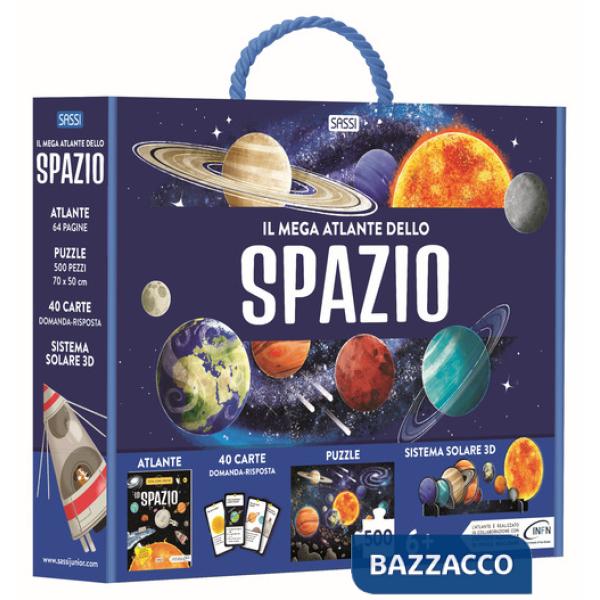 Mega atlante dello spazio. Ediz. a colori. Con puzzle (Il)