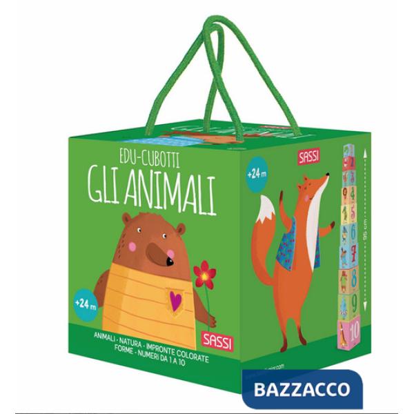 Animali. Edu-cubotti. Ediz. a colori. Con gadget (Gli)
