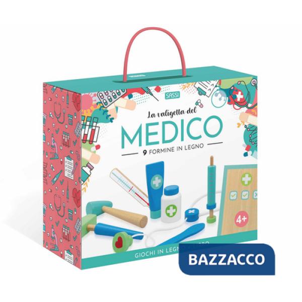 Valigetta del medico. Giochi in legno. Nuova ediz. Con 9 formine in legno (La)