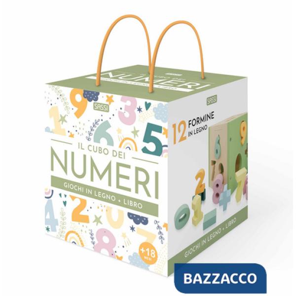 Cubo dei numeri. Giochi in legno. Nuova ediz. Con 12 formine in legno (Il)