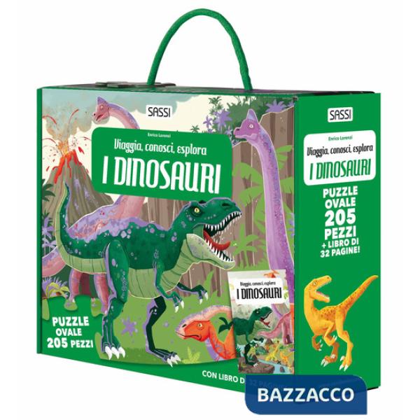 Dinosauri. Viaggia, conosci, esplora. Ediz. a colori. Con puzzle (I)