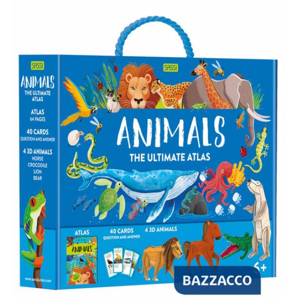 Animals. The ultimate atlas. Ediz. a colori. Con puzzle. Con 40 Carte
