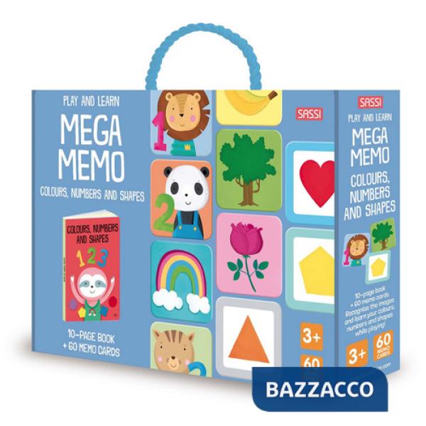 Colors, numbers, and shapes. Mega-memo. Ediz. a colori. Con tessere memo