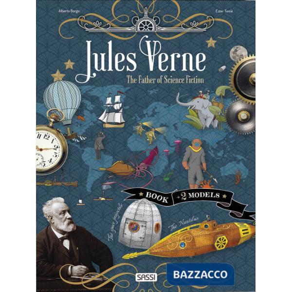 Jules Verne. The father of science fiction. Scientist and inventors. Con 2 3D models