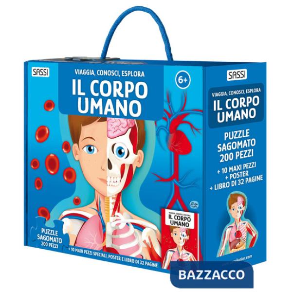 Corpo umano. Viaggia, conosci, esplora. Nuova ediz. Con 10 maxi pezzi. Con puzzle sagomato. Con Poster (Il)