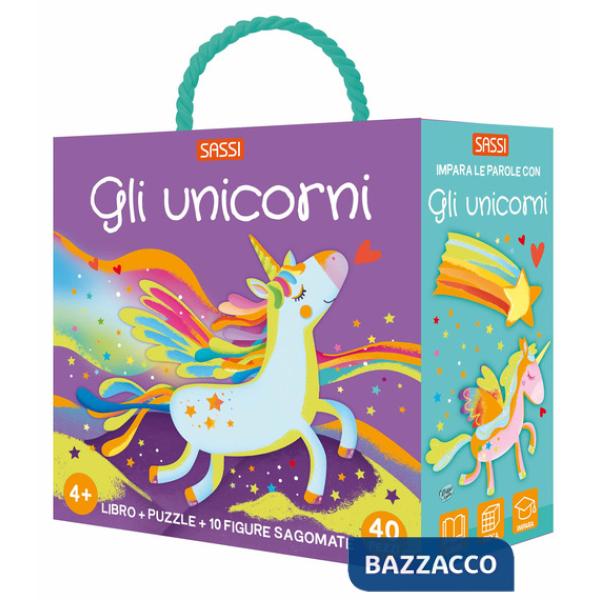 Unicorni. Q-box. Con 10 figure sagomate. Con puzzle (Gli)