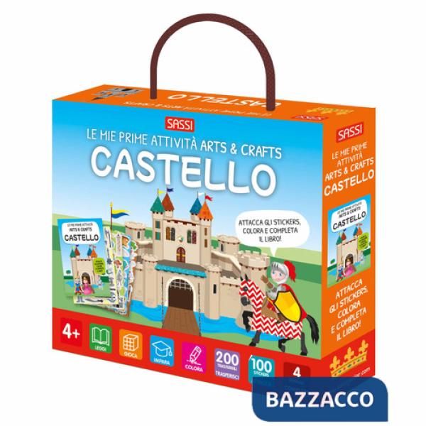 Castello. Le mie prime attività arts & crafts. Ediz. a colori. Con bastoncino da ricalco. Con 4 fondali. Con 200 trasferibili. C