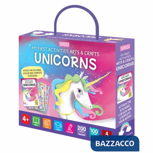 Unicorns. My first activities arts & crafts. Ediz. a colori. Con 200 decals. Con 4 scenes to complete. Con special tracing pen. 