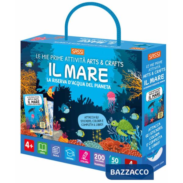 Mare. Le mie prime attività arts & crafts. Ediz. a colori. Con 4 fondali. Con 50 stickers. Con 200 traferibili (Il)