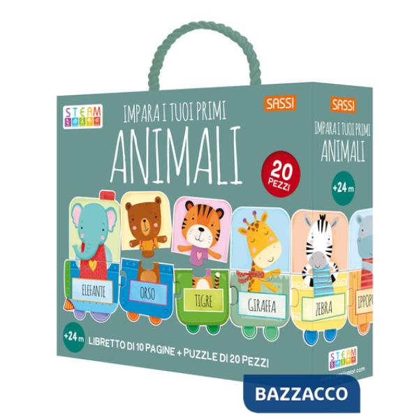 Impara i tuoi primi animali. Ediz. a colori. Con puzzle