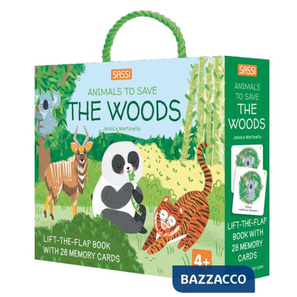 Woods. Animals to save. Ediz. a colori. Con 28 Memory cards (The)