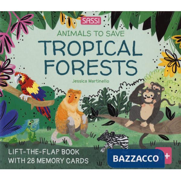 Tropical forests. Animals to save. Ediz. a colori. Con 28 memory cards