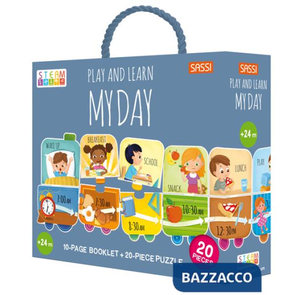 Play and learn. My day. Steam puzzle. Ediz. illustrata. Con puzzle