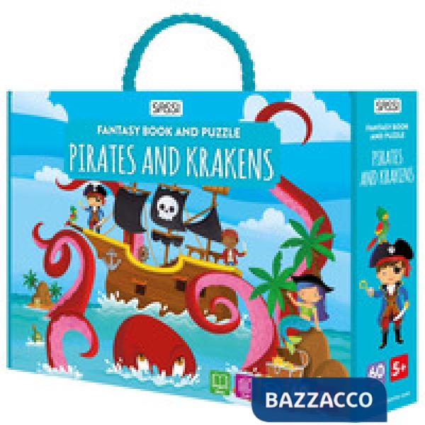 Pirates and krakens. Fantasy book and puzzle. Ediz. a colori. Con puzzle