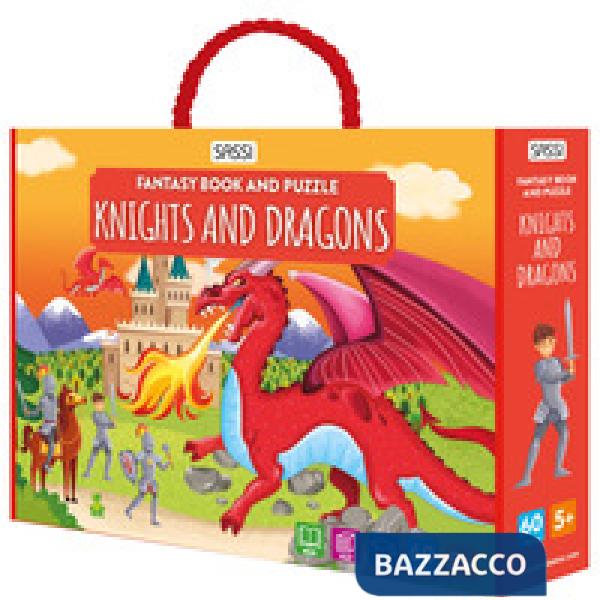 Knights and dragons. Fantasy book and puzzle. Ediz. a colori. Con puzzle
