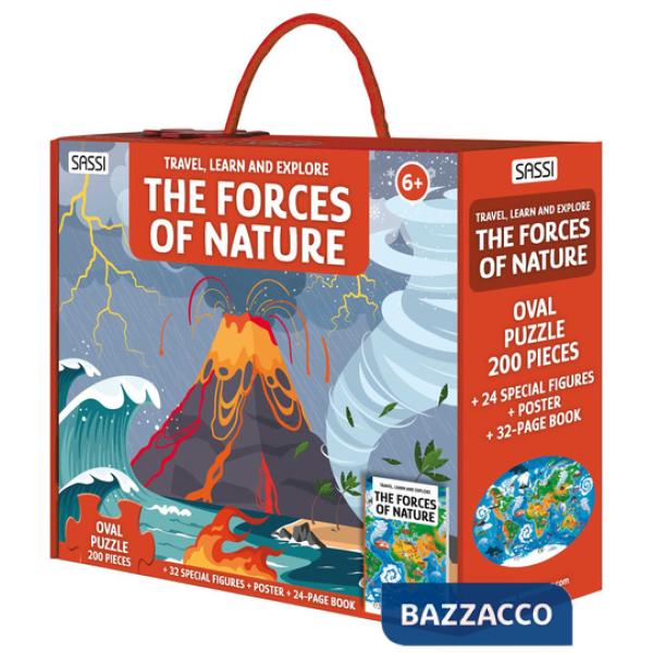 Forces of nature. Travel, learn and explore. Ediz. a colori. Con oval puzzle. Con 24 special figures. Con Poster (The)