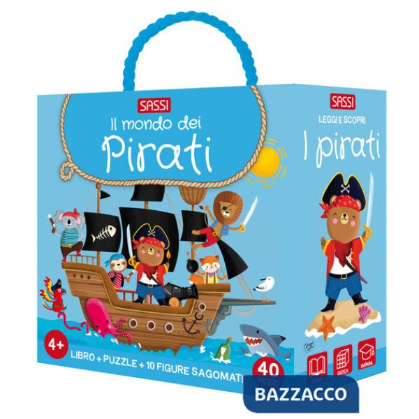 Mondo dei pirati. Q-box. Ediz. a colori. Con 10 figure sagomate. Con puzzle (Il)