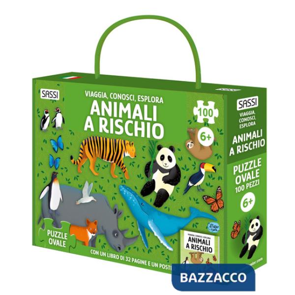 Animali a rischio. Viaggia, conosci, esplora. Con puzzle. Con Poster