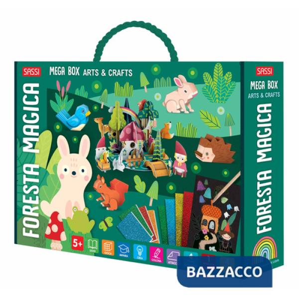 Foresta magica. Mega box arts & crafts. Ediz. a colori. Con Gioco (La)