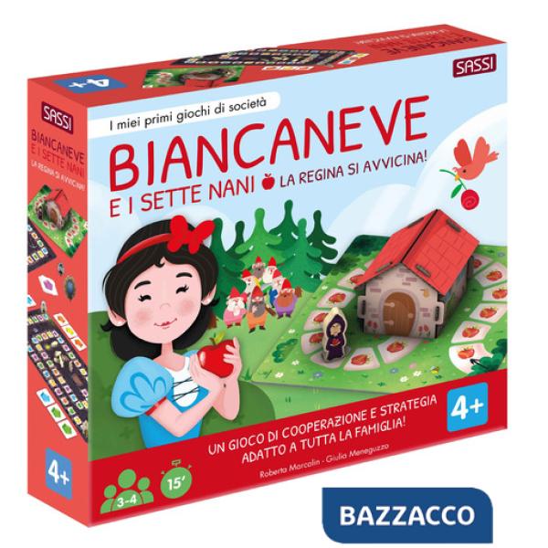 Biancaneve e i sette nani. La regina si avvicina! I miei primi giochi di società. Con casetta 3D da costruire. Con 8 pedine di l