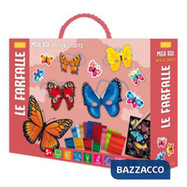 Farfalle. Mega box arts & crafts. Ediz. a colori. Con gadget (Le)