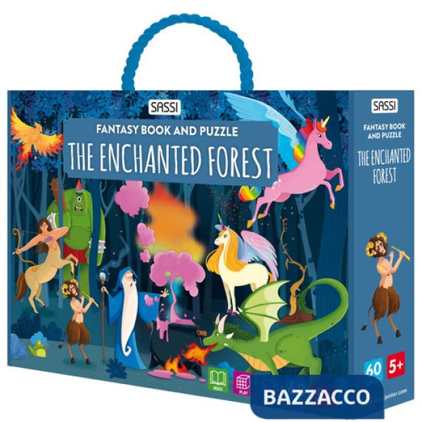 Enchanted forest. Fantasy book and puzzle. Ediz. a colori. Con puzzle