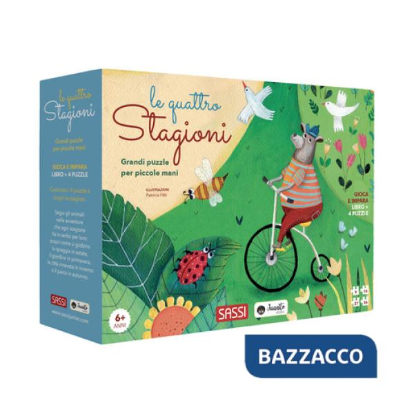 Quattro stagioni. Gioca e impara. Ediz. illustrata. Con puzzle (Le)