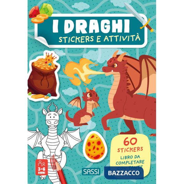 Draghi. Stickers e attività. Ediz. a colori (I)