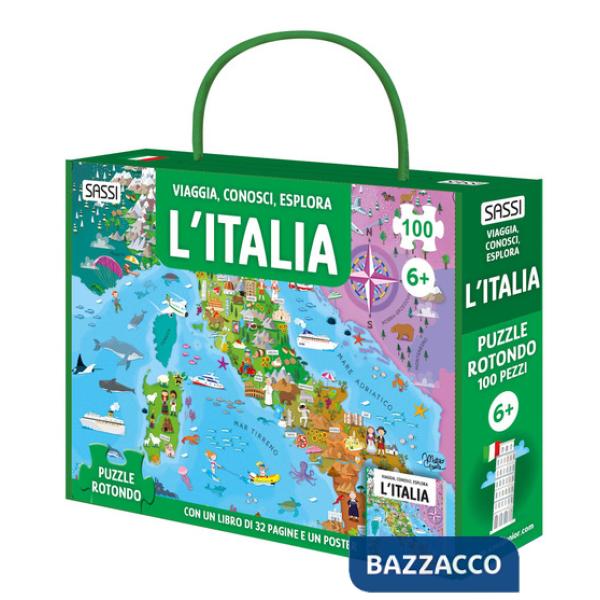 Italia. Viaggia, conosci, esplora. Ediz. illustrata. Con puzzle (L')