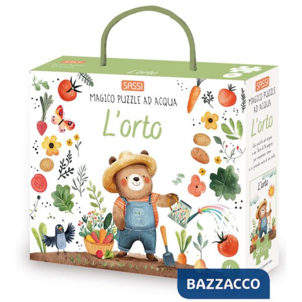 Orto. Magico puzzle ad acqua. Ediz. illustrata. Con puzzle (L')