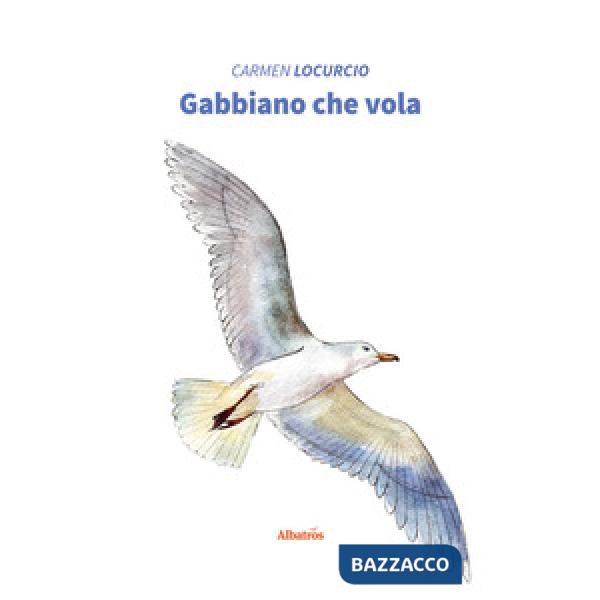 Gabbiano che vola