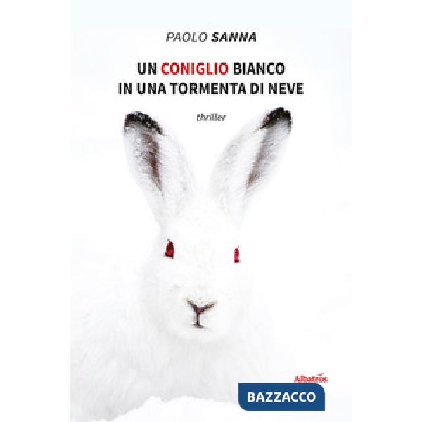 Coniglio bianco in una tormenta di neve (Un)